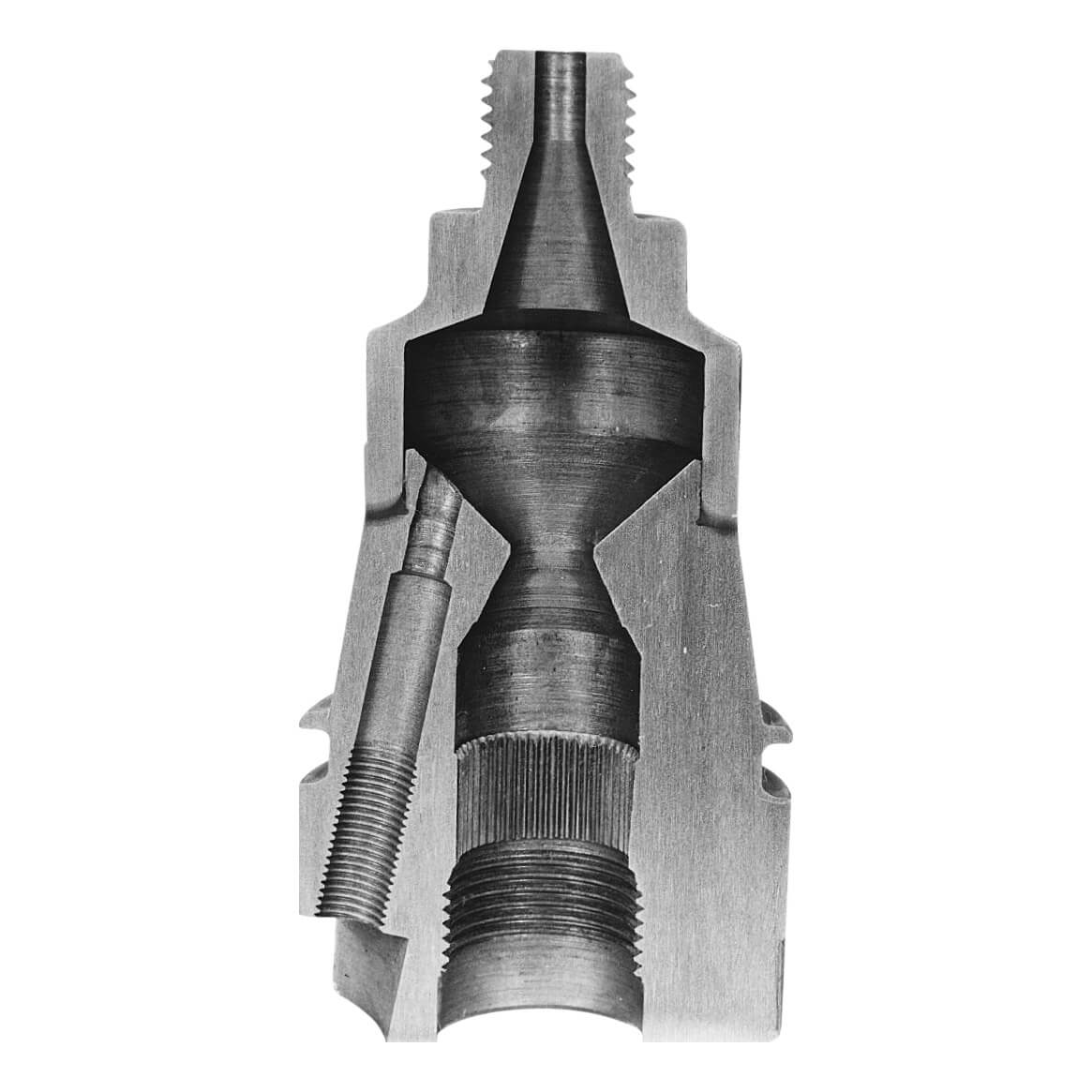 Diesel engine pre-combustion chamfer cross-section