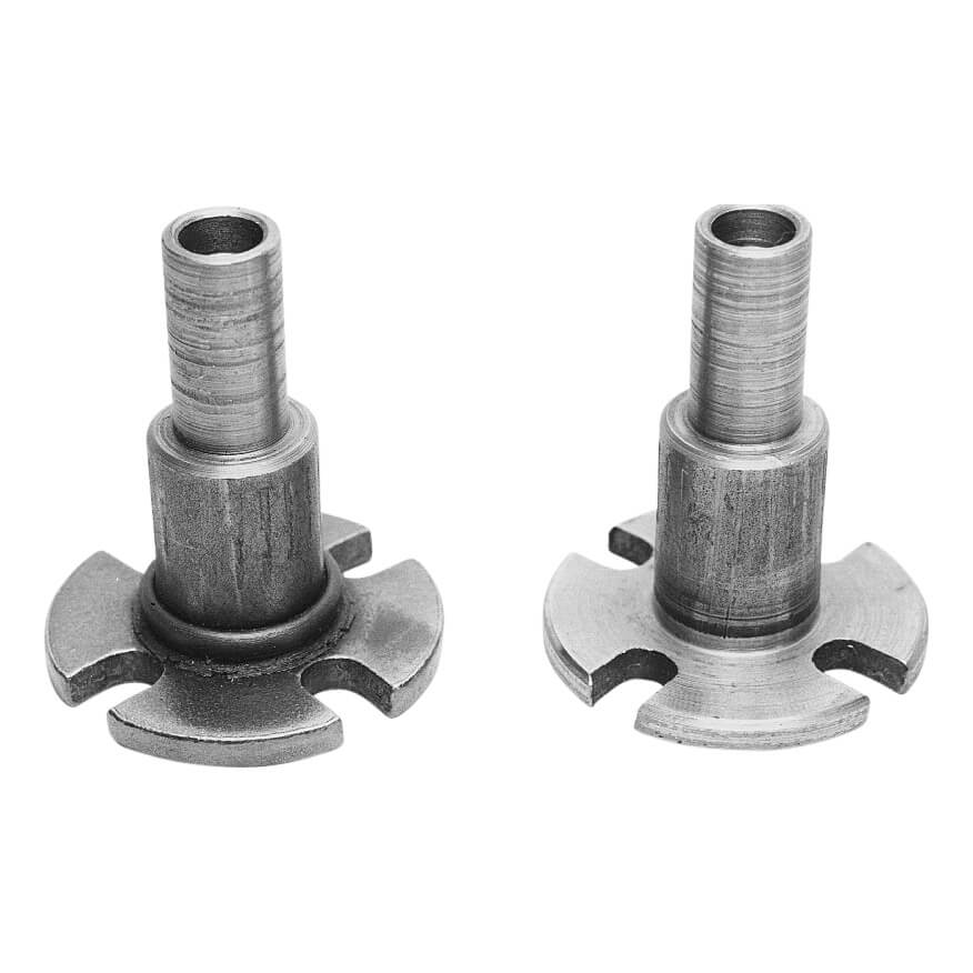 Viscous drive fan shaft couplings replace forgings.