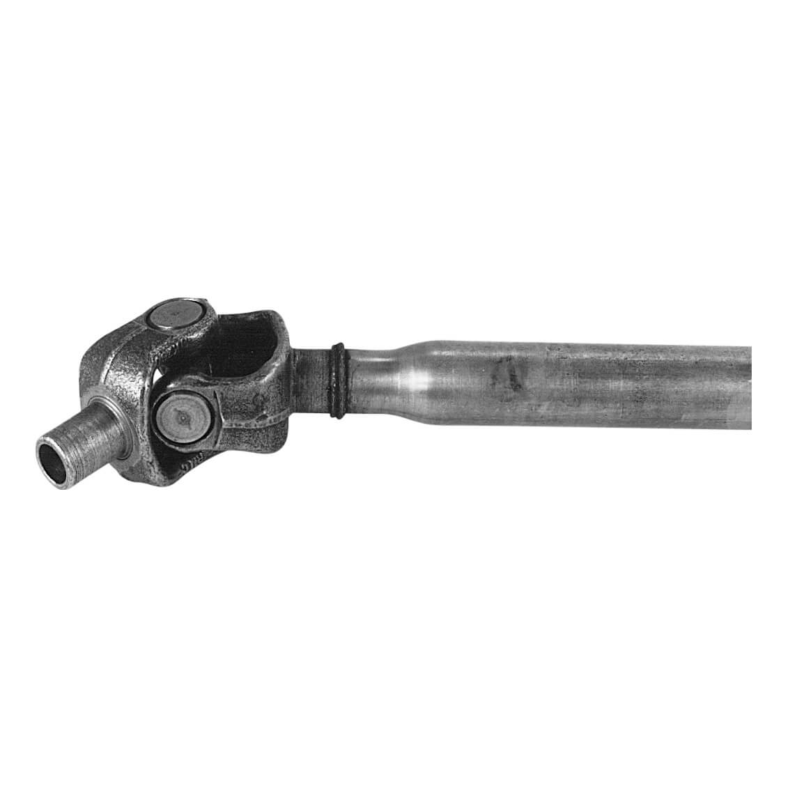 Universal joint assembly with welded extension shaft