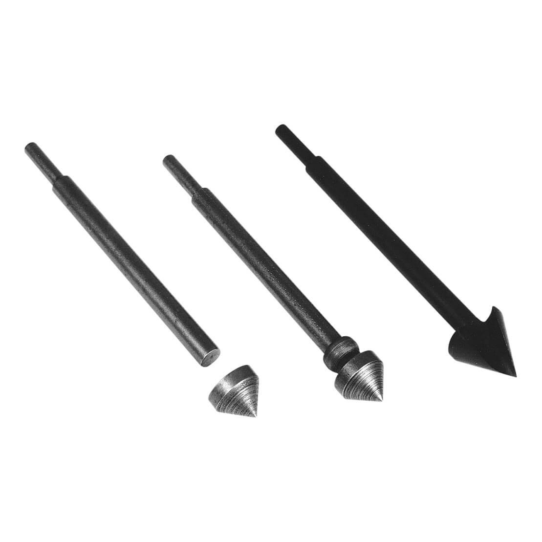 Countersinks. High-speed steel heads welded to mild-steel shanks.