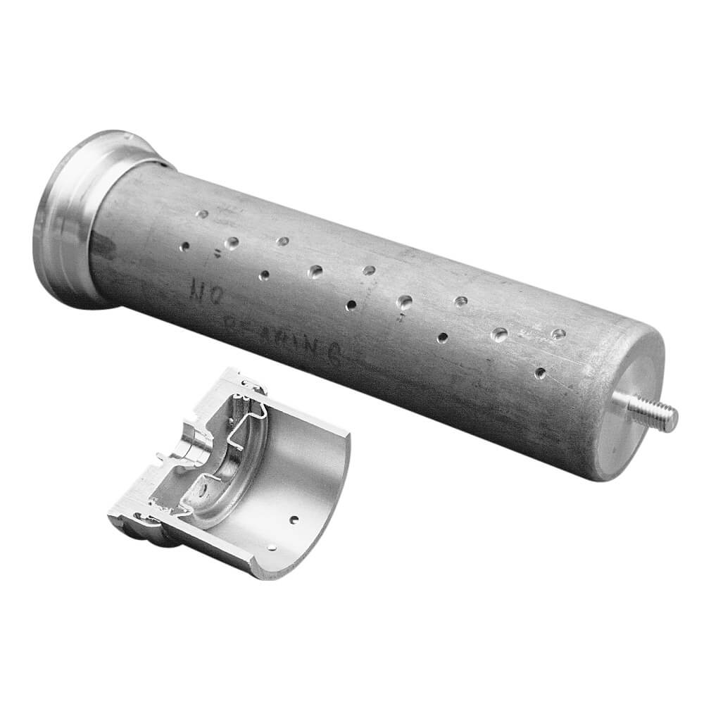 Figure 2 of 2 Passenger side airbag inflator and cross-section