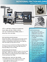 Rotational Friction Welding Flyer