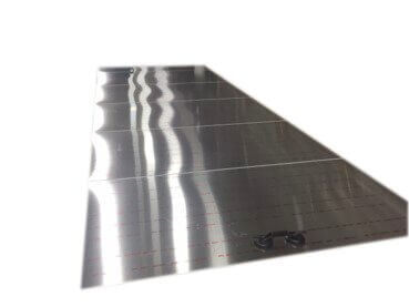 Larger custom aluminum sheet sizes created by friction stir welding from smaller stock pieces
