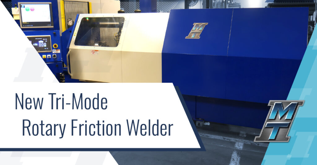 New Tri-Mode Rotary Friction Welder