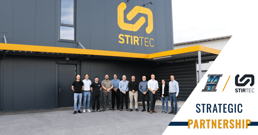 MTI and Stirtec GmbH outside of Stirtec Gmbh HQ